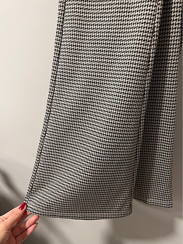 s Beden kahverengi Renk H&M kazayagi desenli ispanyol paca tayt pantalon alt giyim