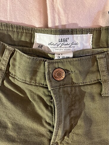 36 Beden haki Renk H&M Haki düşük belli şort