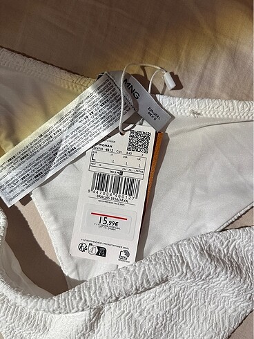 l Beden beyaz Renk Mango Bikini altı
