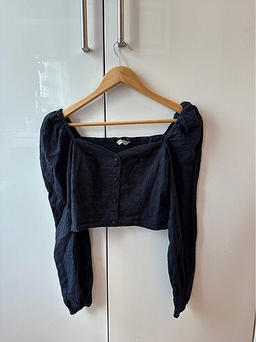 Stradivarius siyah blüz