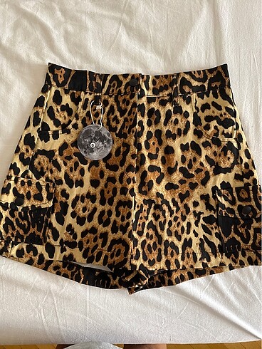 Zara Leopar şort etek