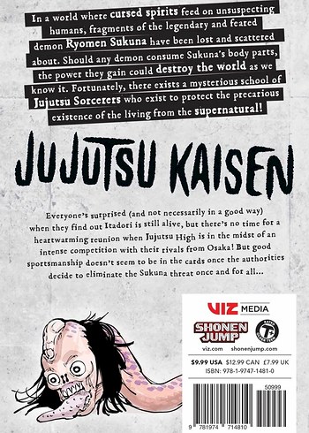 Jujutsu Kaisen Cilt 5 ingilizce manga - Görsel 2