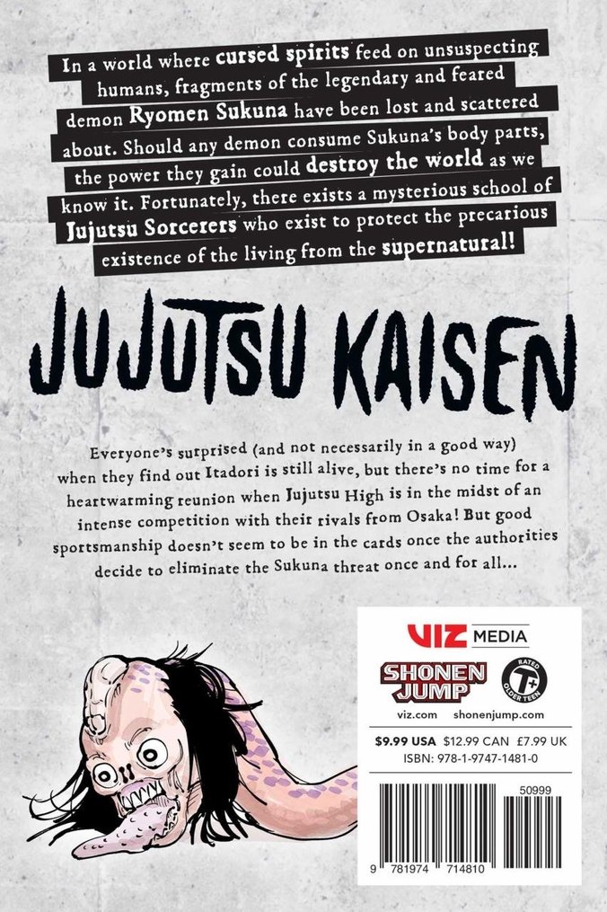 Jujutsu Kaisen Cilt 5 ingilizce manga - Görsel 2