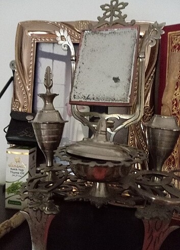 Pirinç bakır iki adet surmedanlik  - Görsel 2