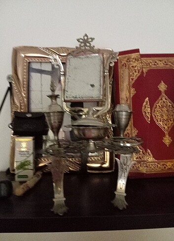 Pirinç bakır iki adet surmedanlik  - Görsel 3