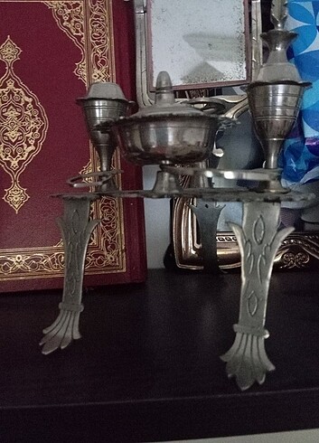 Pirinç bakır iki adet surmedanlik  - Görsel 5