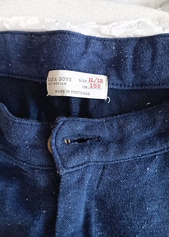 10 Yaş Beden Erkek Çocuk Lacivert Denim Şort