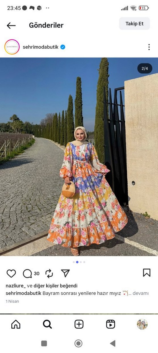 SEHRİMODA Elbise - Görsel 3