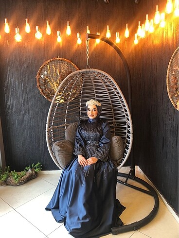 Kolları balon taşlı Abiye