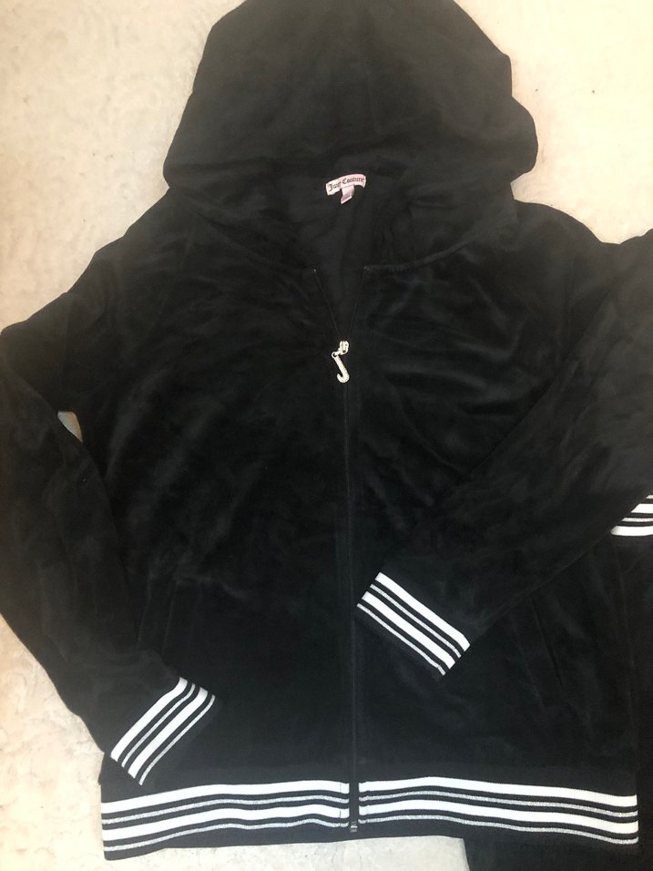 Amerika'dan Juicy Couture Siyah Fermuarlı Kadın Eşofman Takımı - Görsel 3