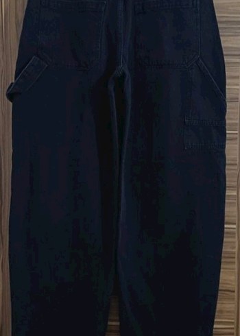 Trendyol Siyah Rahat Kesim Baggy Kadın Kot Pantolon - Görsel 5