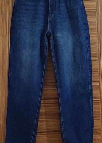 Trendyol Mavi Mom Jeans Kadın Kot pantolon - Görsel 3