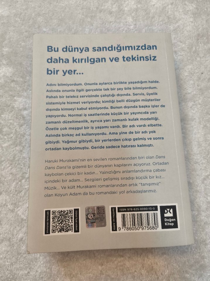 Dans - Haruki Murakami, 10. Baskı - Görsel 3