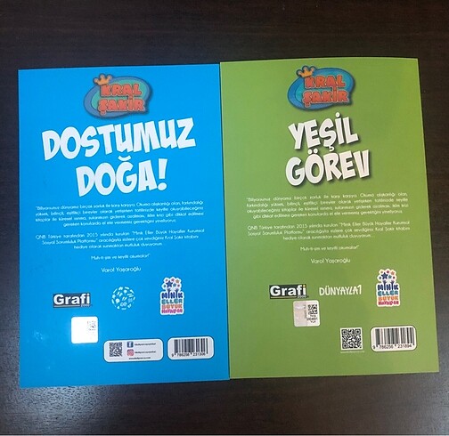 Kral Şakir QNB için özel hazırlanan 2 kitap