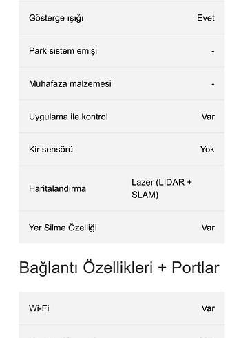 Diğer Roborock marka Beyaz Akıllı Robot Süpürge