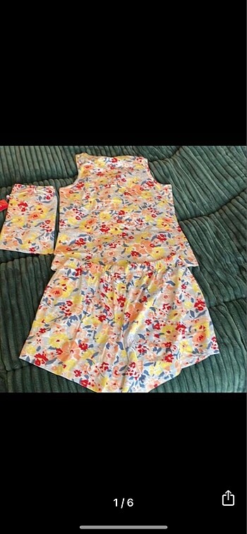 S beden etiketli penti standart sm pijama takim s yesil saten pi