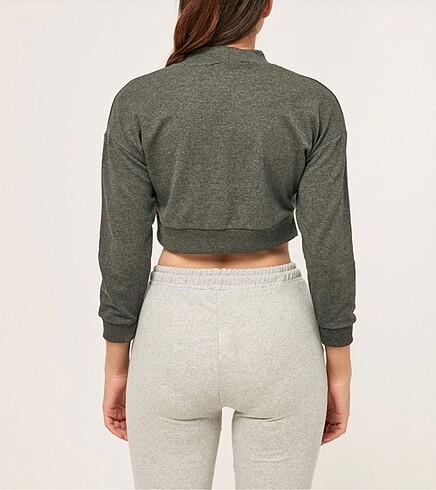 l Beden L beden crop etiketli