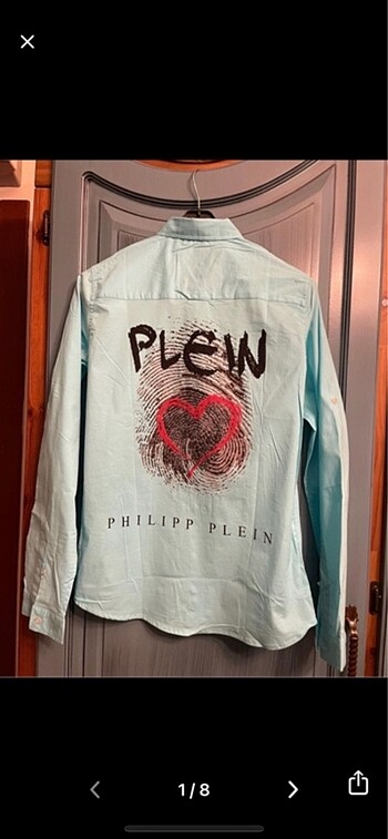 Philipp plein gomlek s bayqn etiketli