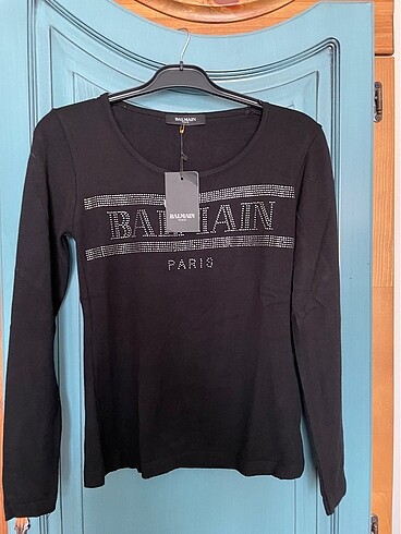 S beden etiketli triko ithal balmain