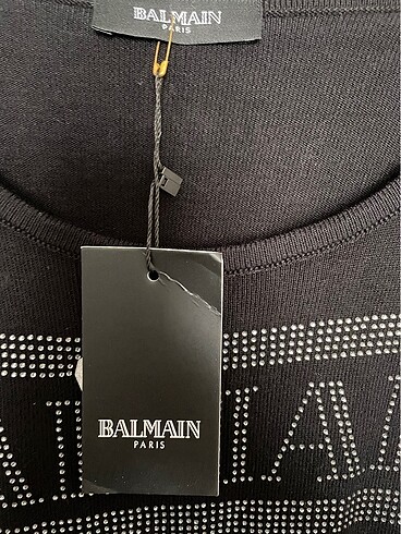 Balmain S beden etiketli triko ithal balmain