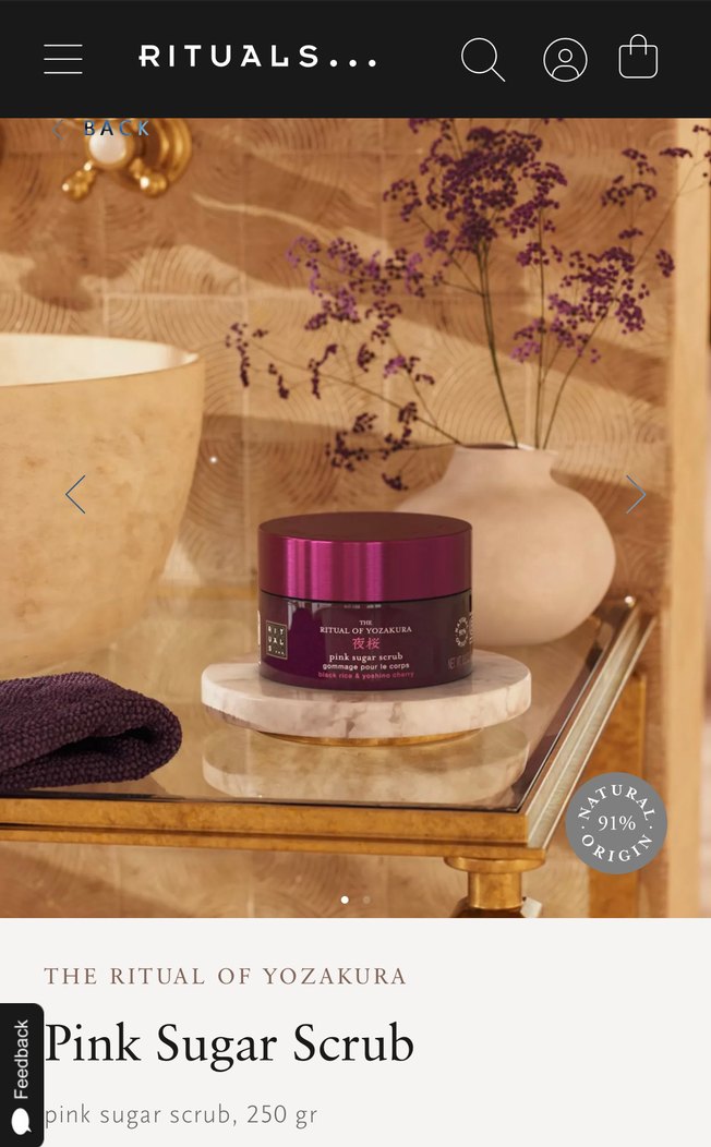 The Ritual of Yozakura Pembe Şeker Vücut Peelingi 250 gr - Görsel 2