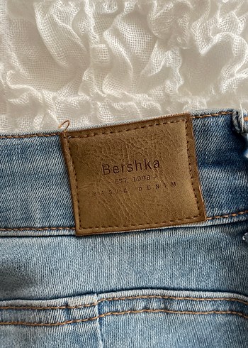 Bershka mavi renk push up skinny jean - Görsel 4
