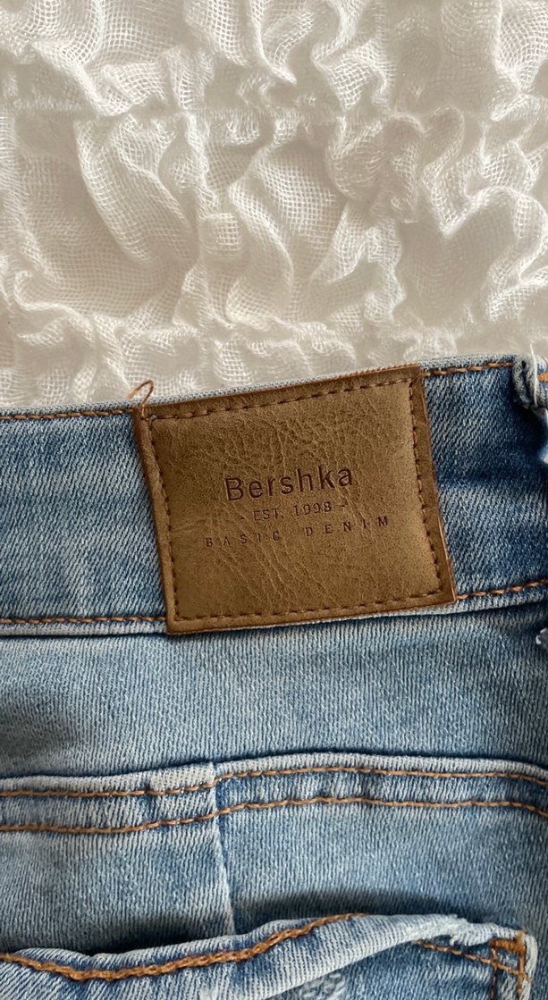 Bershka mavi renk push up skinny jean - Görsel 4