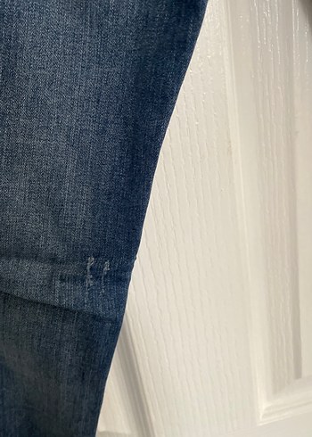 Kadın Mavi Dar Kesim Denim Pantolon - Görsel 3