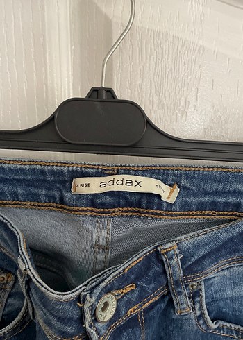 Kadın Mavi Dar Kesim Denim Pantolon - Görsel 2