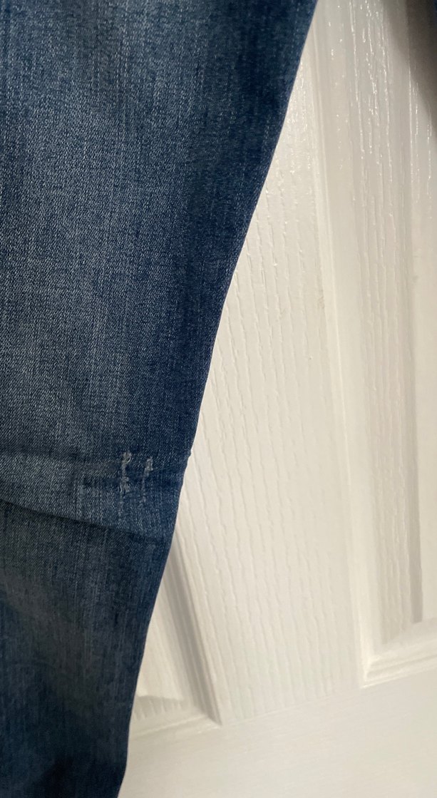 Kadın Mavi Dar Kesim Denim Pantolon - Görsel 3