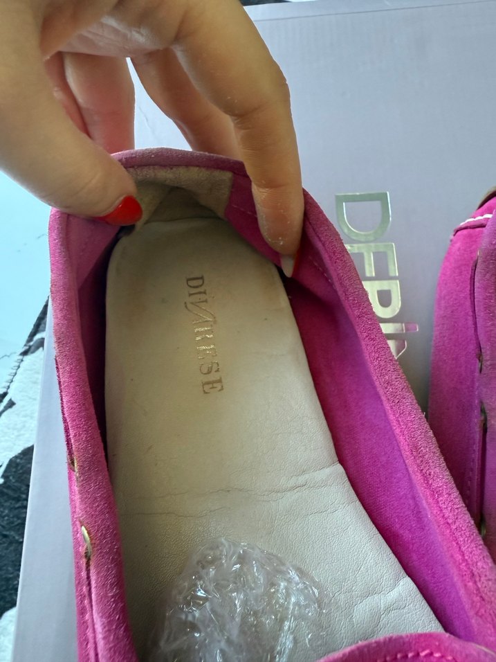 Pembe Süet Püsküllü Kız Loafer Ayakkabı - Görsel 3