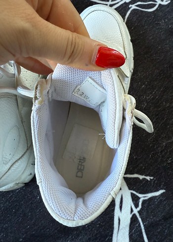 Beyaz Platform Topuklu Bağcıklı Kadın Spor Ayakkabı - Görsel 7