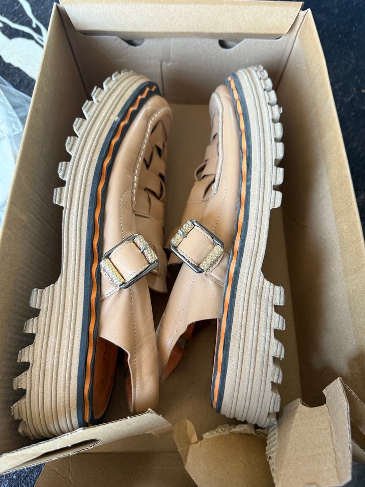 Bej Platform Tabanlı Kadın Sandalet - Görsel 2