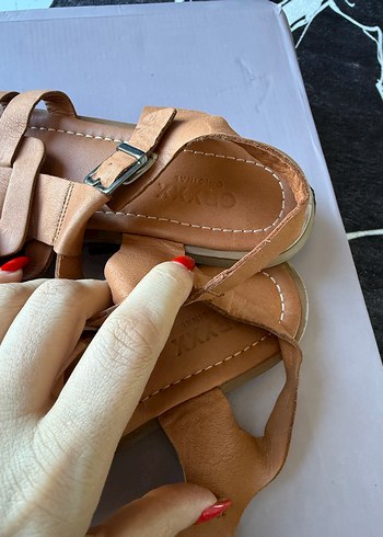 Bej sandalet - Görsel 2