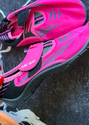 Pembe Velcro Bağcıklı Ayakkabısı - Görsel 3