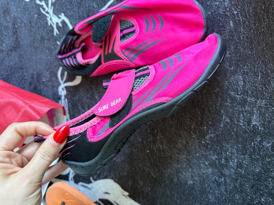 Pembe Velcro Bağcıklı Ayakkabısı - Görsel 3