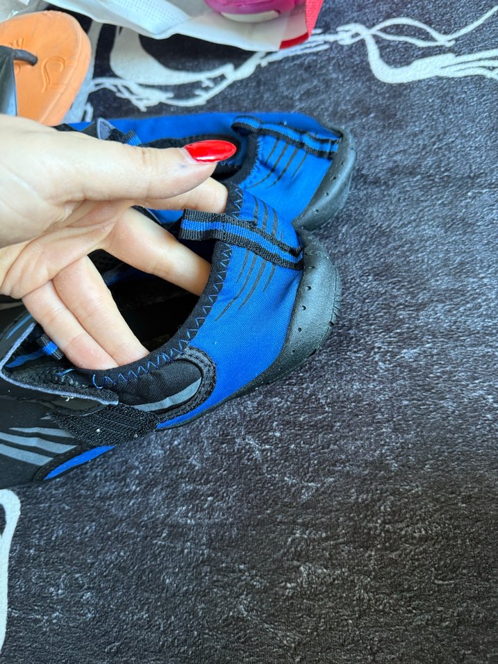 Erkek Lacivert Spor Su Ayakkabısı Velcro - Görsel 2