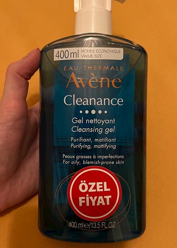 Avène Cleanance Yağlı Cilt Temizleme Jeli 400 ml