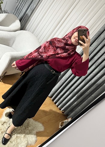 Siyah oversize badi - Görsel 13