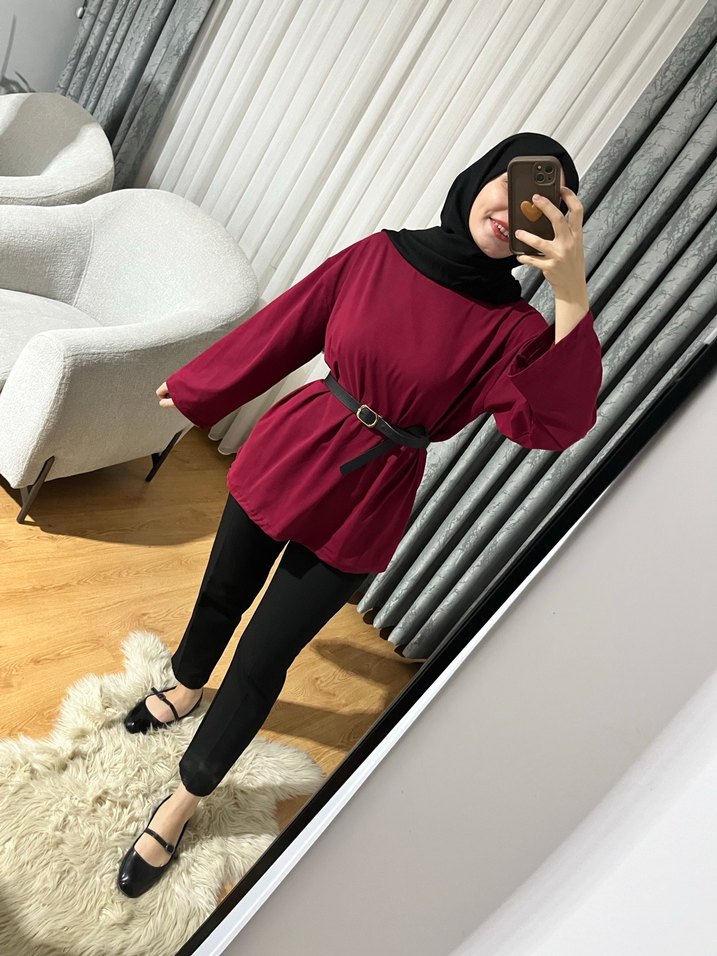 Siyah oversize badi - Görsel 4