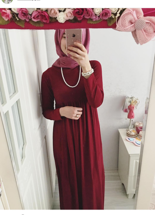 m Beden bordo Renk M beden robalı elbise