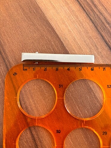Gümüş pens toka 6 cm 10 adet
