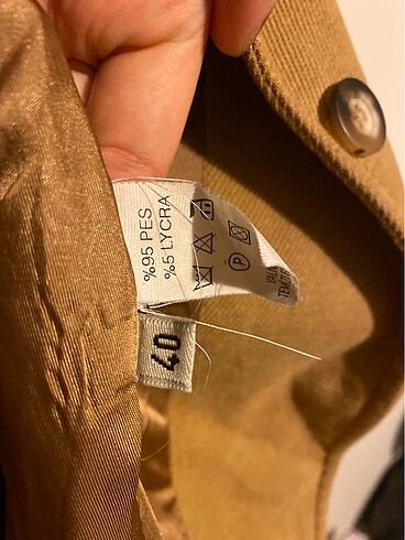 40 Beden camel Renk Vintage ceket