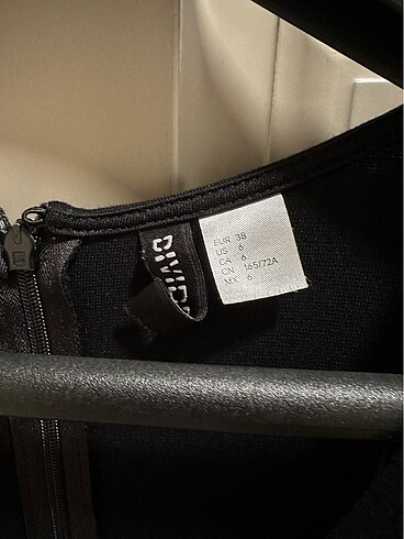 38 Beden siyah Renk H&M Penye Elbise