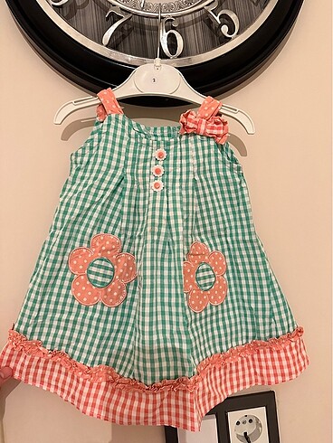 Yazlık bebek elbisesi