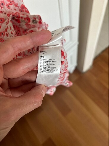 24-36 Ay Beden pembe Renk H&M tulum ve gömlek