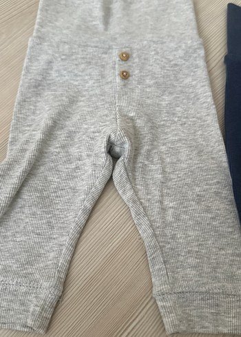 2 tane Düğmeli Erkek Bebek Gri ve Lacivert Pantolon - Görsel 2