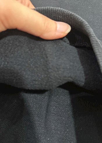 Siyah çocuk Oversize Sweatshirt - Görsel 2