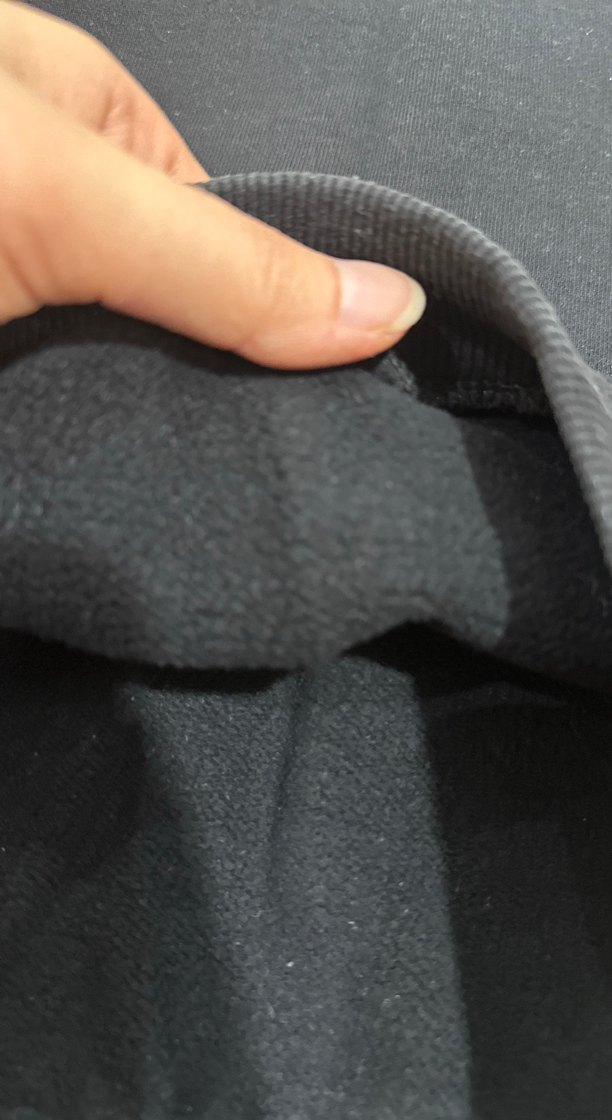 Siyah çocuk Oversize Sweatshirt - Görsel 2