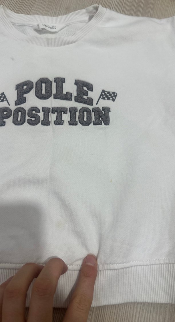 Beyaz erkek Çocuk Baskılı Polo Tişört - Görsel 4